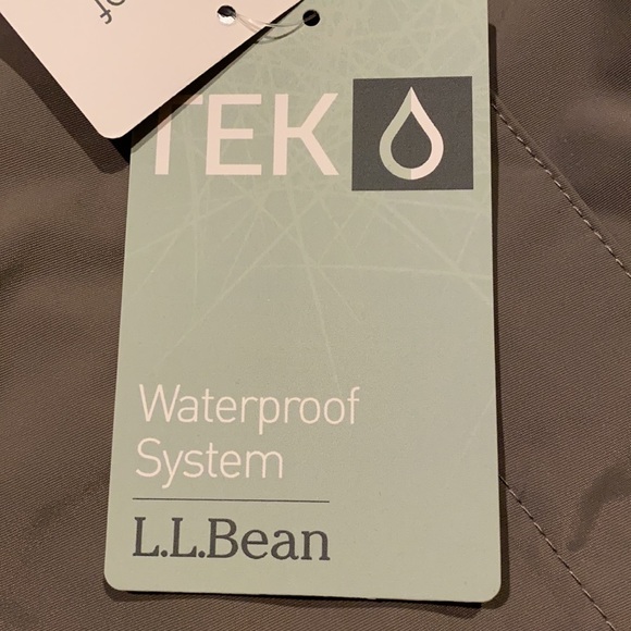 NWT L.L. Bean Grey Waterproof Tek 2 Snow and Ski Pants - Picture 14 of 16